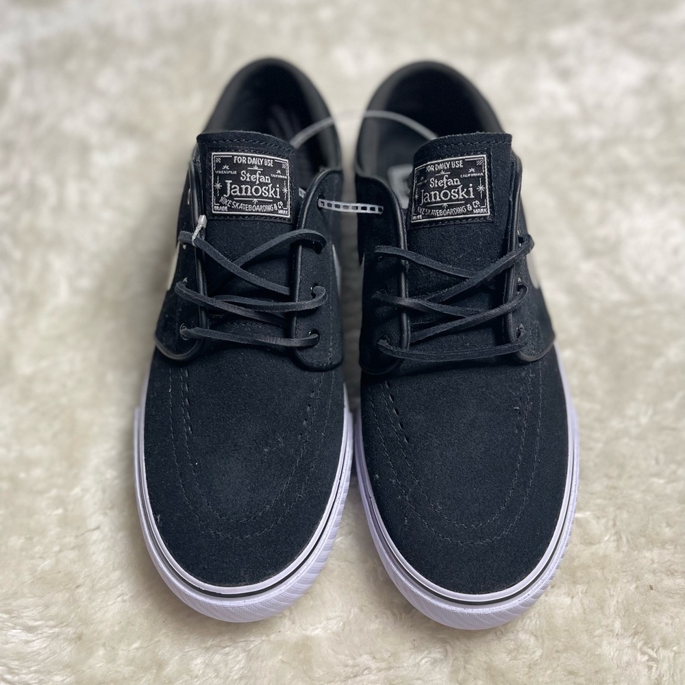 Nike Stefan Janoski Black and White Sneakers